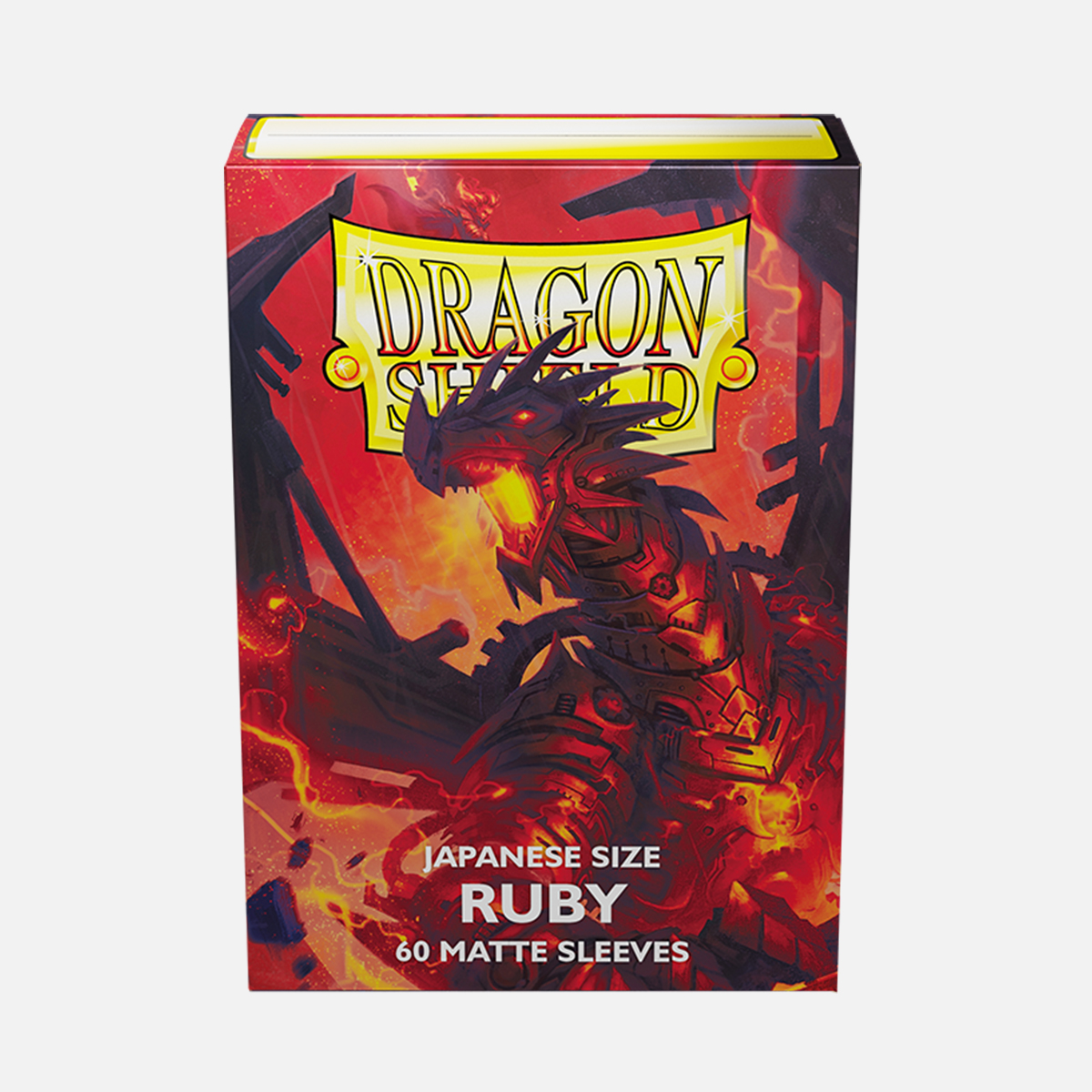 Dragon Shield Japanese Size Sleeves Matte Ruby